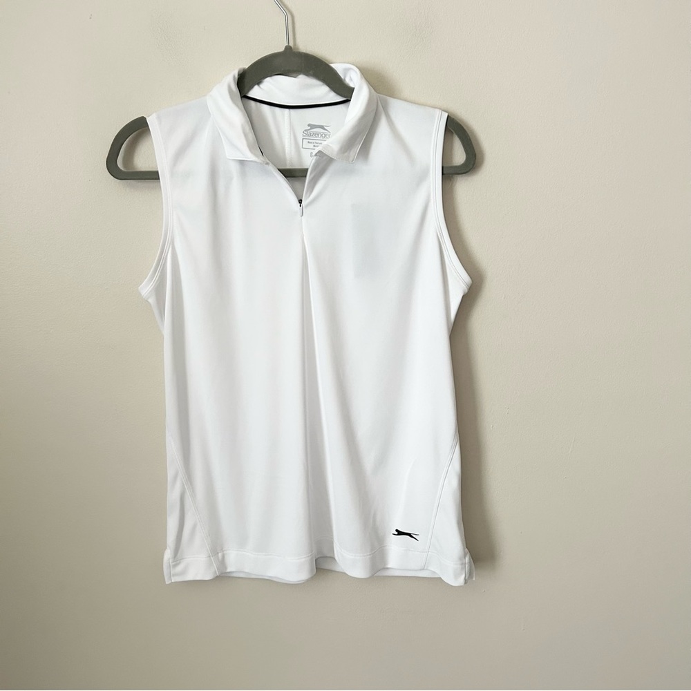 NWT Slazenger White Missy Polo Tank Top